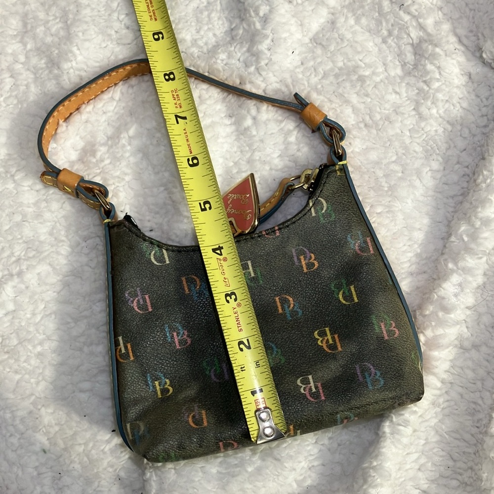 Black Colorful Dooney & Bourne Mini Bitsy Purse - Picture 8 of 8